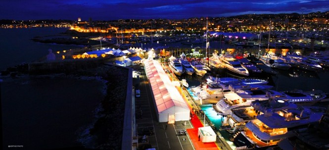 Antibes Yacht Show 2012 - Night Panorama