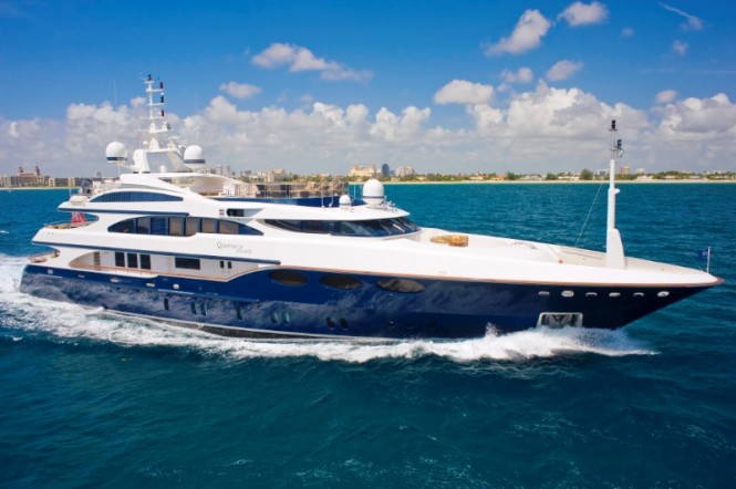 52 m Benetti luxury yacht Elysium before her 2012 refit by Lusben