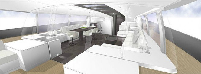CNB Yacht Evoe 100 Concept - Interior Design by Rhoades Young