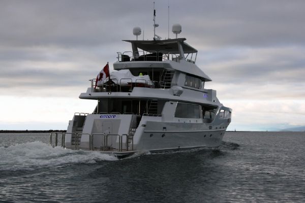 Encore superyacht - aft view