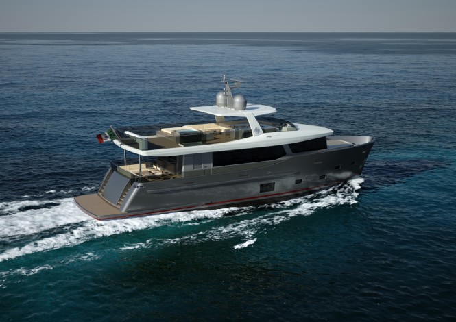 Explorer Yacht CdM Nauta Air 88 by Nauta Yacht Design for Cantiere delle Marche