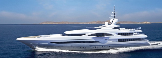 H2 designed 72 m Proteksan Turquise Yacht VICKY