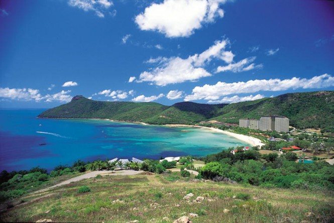 Hamilton Island - a popular Australian yacht charter destination