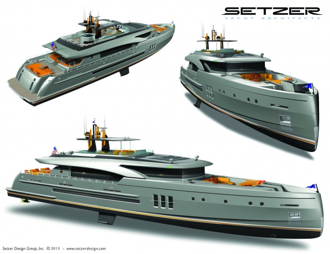 Hookah Yacht Series by Setzer Yacht Architects for NISI Yachts