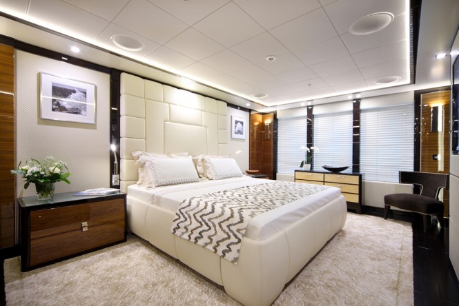 Interior of the luxury superyacht Maidelle by ICON Yachts