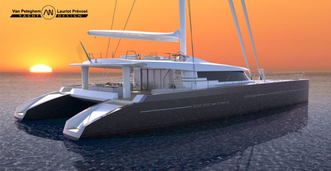 JFA luxury catamaran yacht VPLP 110 delivered in 2012
