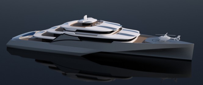 Latest 102 m mega yacht concept by Misha Merzliakov