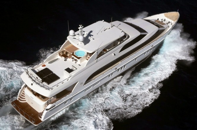 Luxury motor yacht Gigi II by Hargrave Custom Yachts - view from above