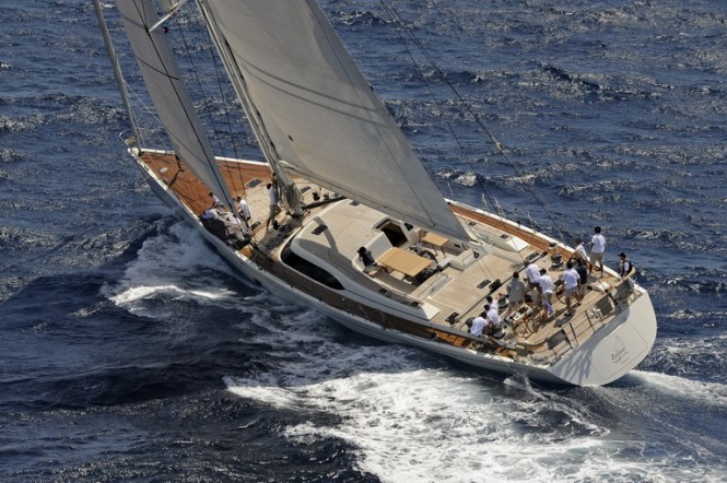 Luxury sailing yacht Zefiro built by Southern Wind to attend the NZ Millennium Cup 2013