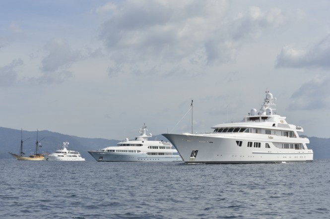 Luxury superyachts hosted by Asia Superyacht Rendezvous 2012