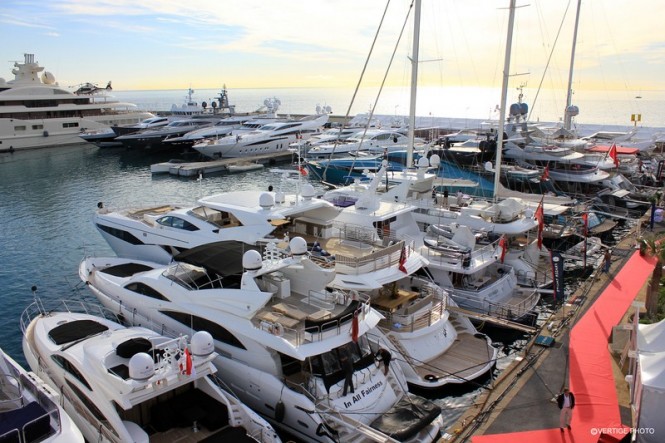 Luxury yachts on display at Antibes Yacht Show 2012