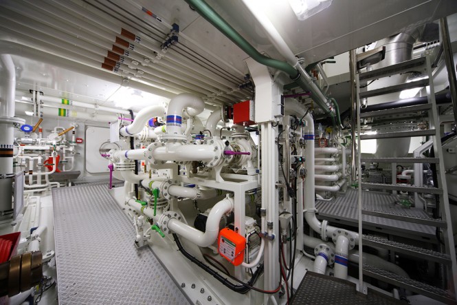 Maidelle Yacht - Engine Room - ICON Yachts