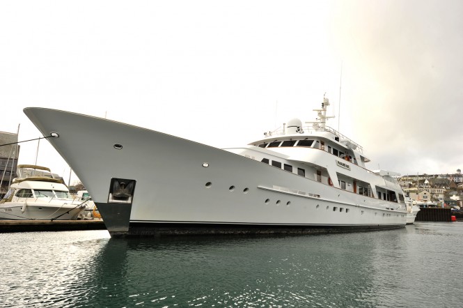 Masquerade of Sole yacht before refit at Pendennis