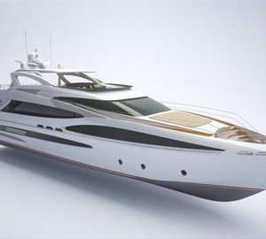 New motor yacht RP102 Raised Pilothouse concept developed by Horizon