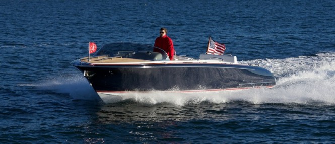 Newly delivered Hull 414 yacht tender by Hodgdon Yachts