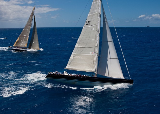 Perini Navi luxury charter yacht P2 to compete in Antigua Superyacht Challenge