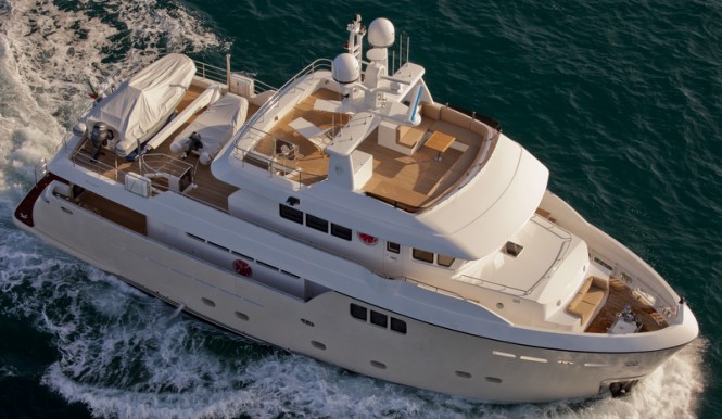 26-metre luxury yacht Percheron - Photo by Maurizio Paradisi