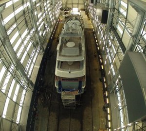 Full Monaco Marine Shipyard in La Ciotat with 18 yachts on site