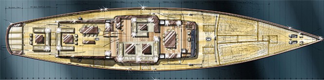 58 m Barracuda luxury yacht design