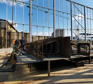 Palumbo start construction of 65m Classic Yacht Hull C04 by Columbus Yachts