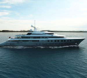 Breathtaking 72 m motor yacht RED SQUARE launched by Dunya Yachts