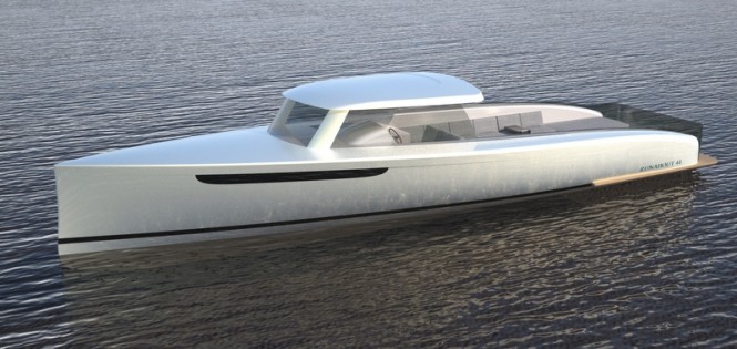 All-new Patterson Boatworks Lucent 44 yacht tender designed by Van Geest