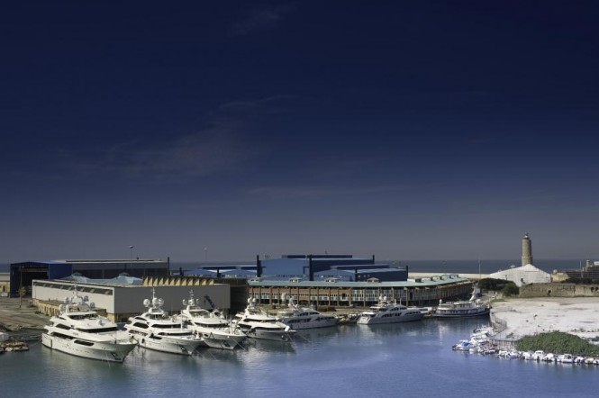 Benetti shipyard in Livorno - Italy Benetti shipyard in Livorno - Italy