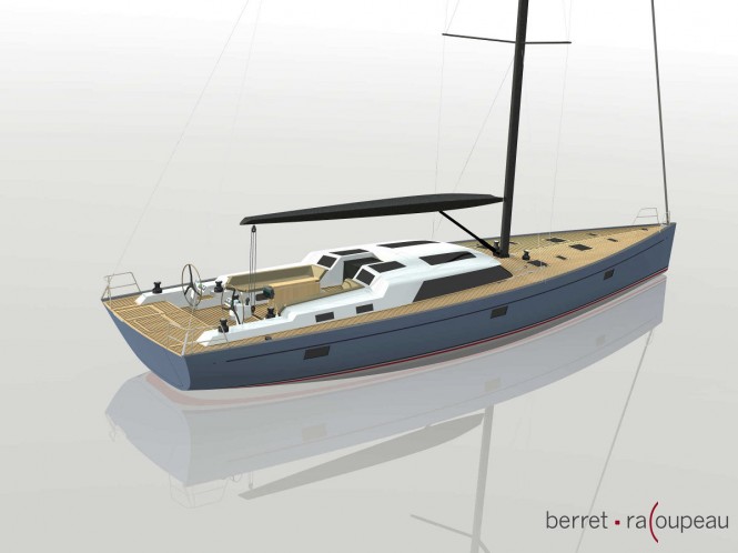 Berret Racoupeau designed Bougainville Yacht