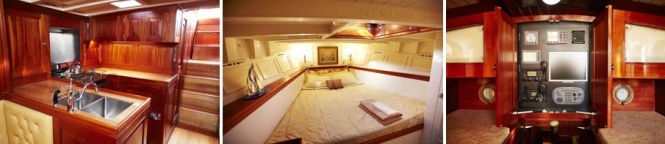 Classic sailing yacht HURRICA V