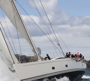 NZ Millennium Cup 2013 Day 1: Line Honours for sailing yacht ZEFIRO
