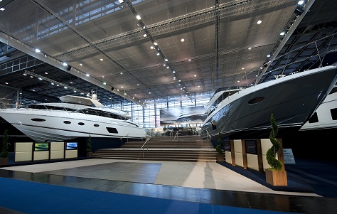Luxury Princess yachts on display at Dusseldorf Boat Show 2013