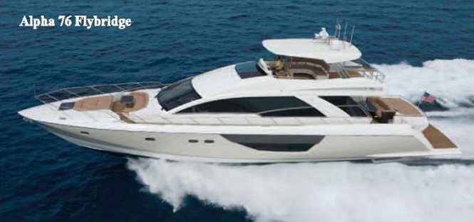 Luxury motor yacht Alpha 76 Flybridge by Cheoy Lee