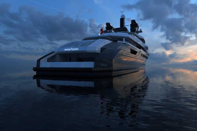 Luxury motor yacht DP002 concept