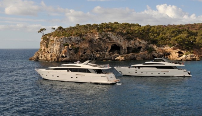Luxury motor yacht SL104 and SL94 yacht by Sanlorenzo