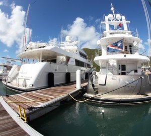 Walcon Marine installs five superyacht berths at Nanny Cay in BVI