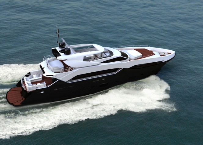 MISS TOR YACHT 120 superyacht running MISS TOR YACHT 120 superyacht running