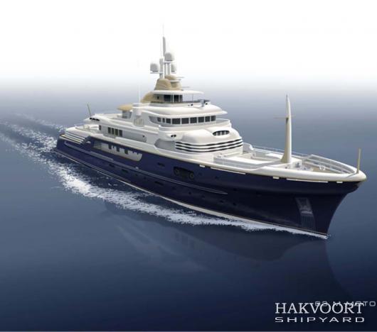 New 63 m mega yacht YN249 by Hakvoort