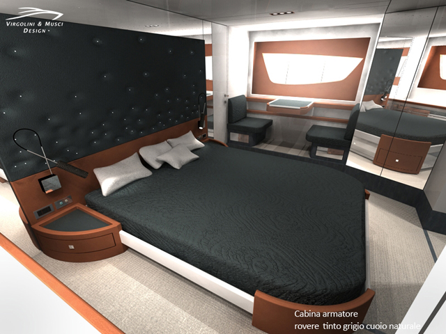New Casa 70 SportFly design - Owners Stateroom