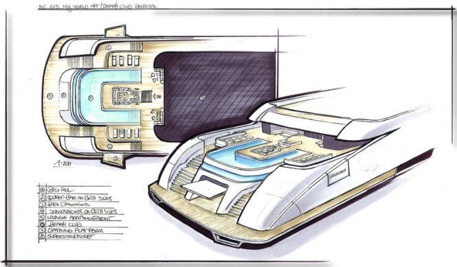Newcruise designed My World Yacht Concept