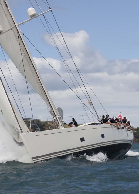 Overall Winner of the NZ Millennium Cup 2013 - Sailing Yacht Zefiro powered by Southern Spars' rigs