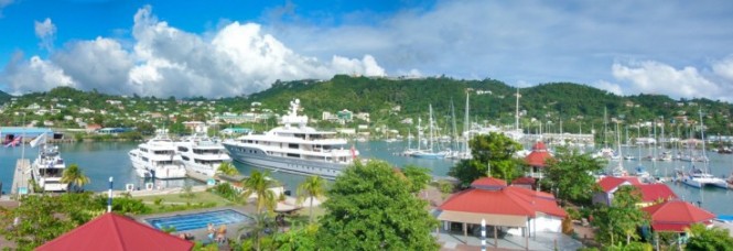 Port Louis Marina situated in a fabulous Caribbean yacht charter location - Grenada