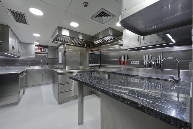 Superyacht Paramour - Galley