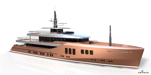 Superyacht Project Liquid 500 - 50m Version of the 85m Project Liquid mega yacht