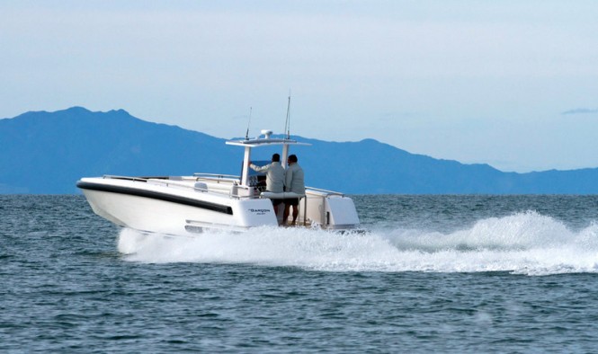 TT Garcon yacht tender - aft view