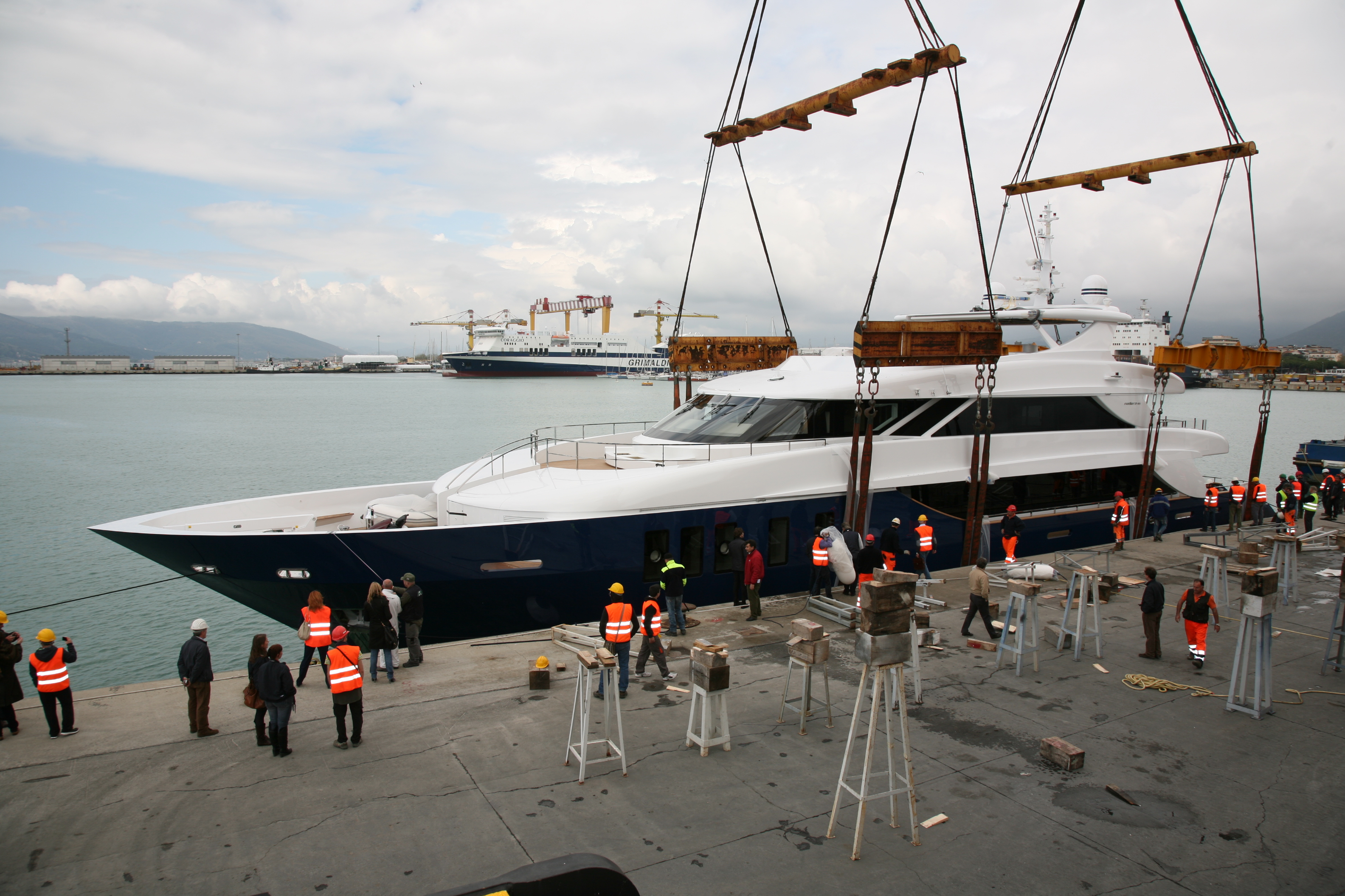 Tecnomar Nadara 45 charter yacht OURANOS at launch