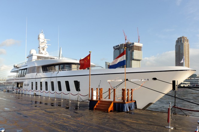 The latest Feadship delivery - F45 Vantage superyacht Blue Sky
