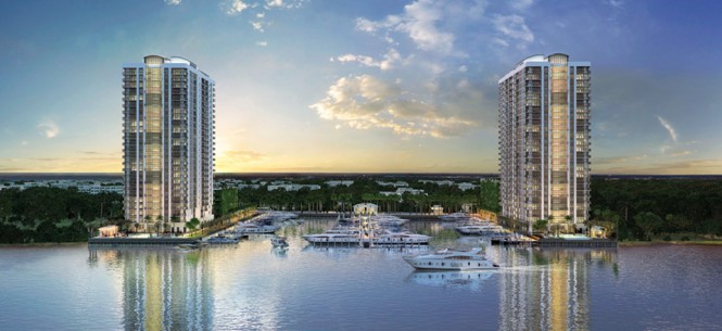 Twin Luxury Condo Towers Rise in North Miami Beach