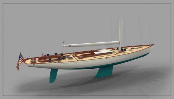 W.100' Yacht Concept - side view