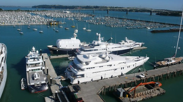 Trimaran yacht White Rabbit Echo, motor yacht Elandess and Seawolf superyachtwere all clients of IMG in 2012