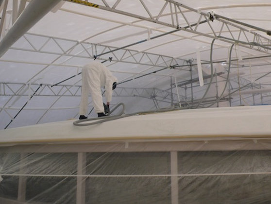 Work underway on board superyacht White Rabbit Echo